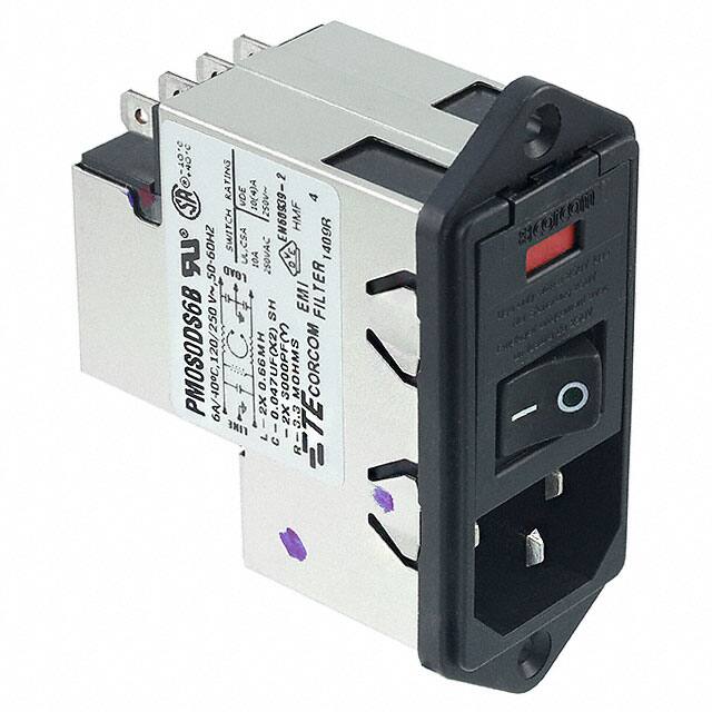 8-6609940-7 PWR ENT MOD RCPT IEC320-C14 PNL