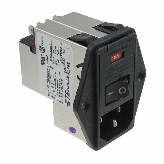 1-6609103-0 PWR ENT MOD RCPT IEC320-C14 PNL