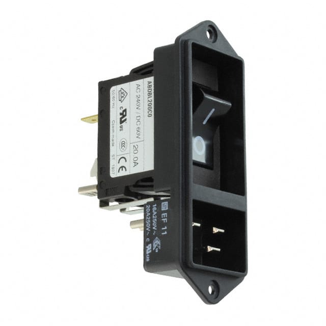 EF11.2196.0010.01 PWR ENT MOD RCPT IEC320-C20 PNL