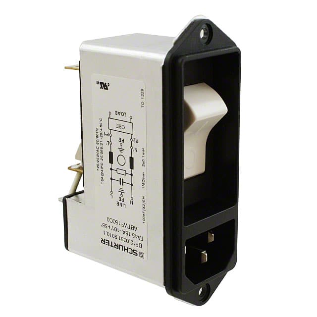 DF12.0031.9310.1 PWR ENT MOD RCPT IEC320-C14 PNL