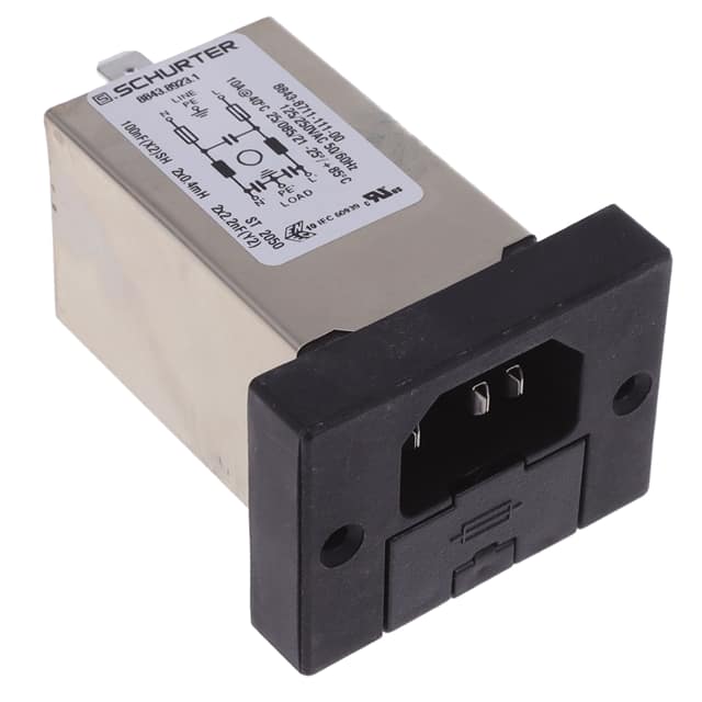 8843.8923.1 PWR ENT MOD RCPT IEC320-C14 PNL