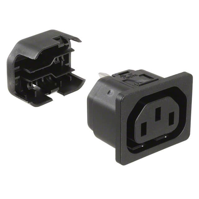 6610.2014 PWR ENT RCPT IEC320-2-2F PNL IDC