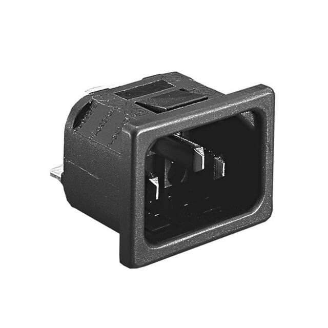 PX0575/20/63 PWR ENT RCPT IEC320-C14 PANEL QC