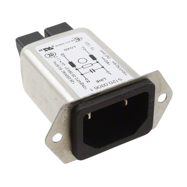 5120.0306.1 PWR ENT RCPT IEC320-C18 PANEL QC