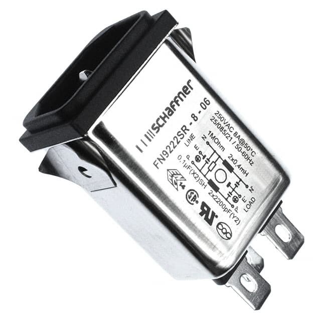 FN9222SR-8-06 PWR ENT RCPT IEC320-C14 PANEL QC