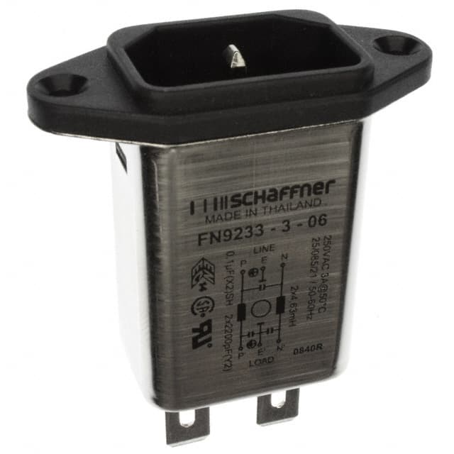 FN9233-3-06 PWR ENT RCPT IEC320-C14 PANEL QC