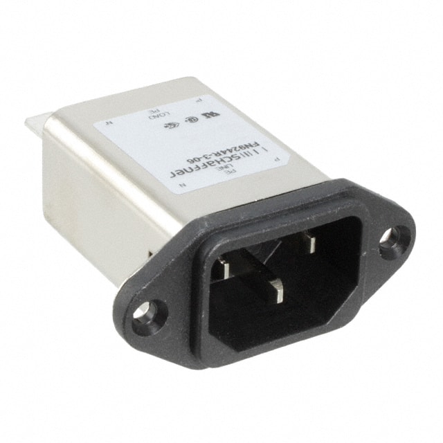 FN9244E-6-06 PWR ENT RCPT IEC320-C14 PANEL QC