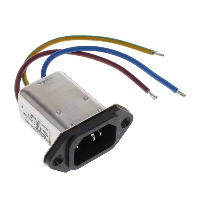 3-6609006-3 PWR ENT RCPT IEC320-C14 PNL WIRE