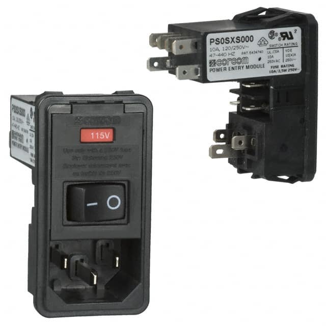 PS0SXS000 PWR ENT MOD RCPT IEC320-C14 PNL