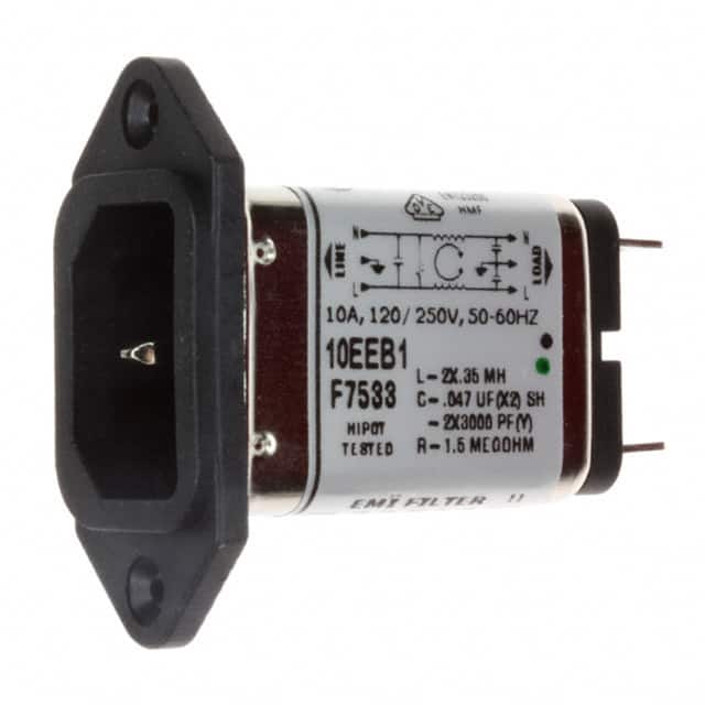 1-6609001-0 PWR ENT RCPT IEC320-C14 PANEL QC