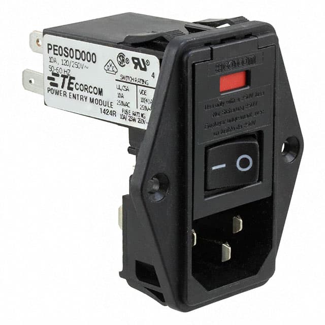 9-6609955-2 PWR ENT MOD RCPT IEC320-C14 PNL