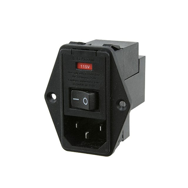 PE0SXSSX0 PWR ENT MOD RCPT IEC320-C14 PNL