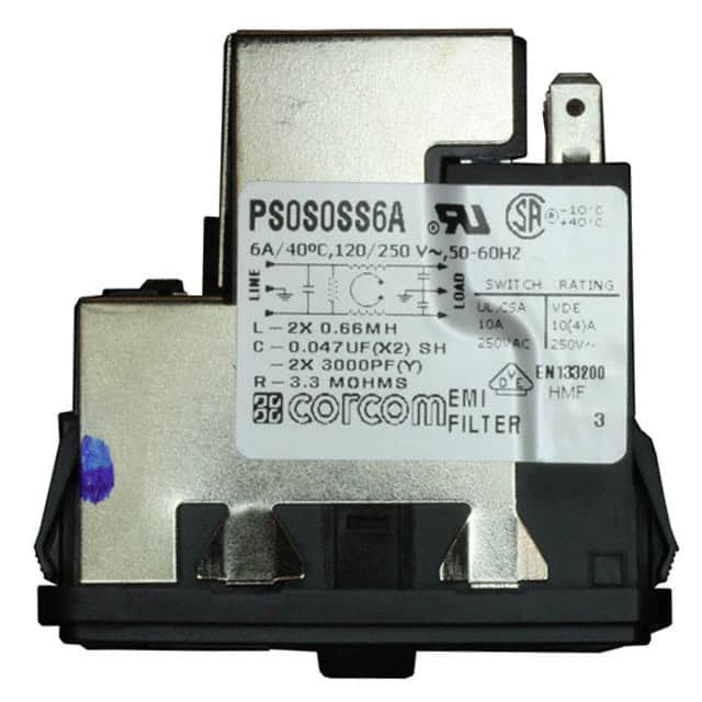 PS0S0SS6A PWR ENT MOD RCPT IEC320-C14 PNL