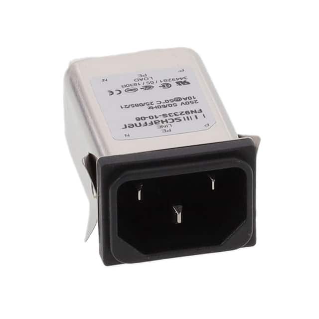 FN9233S-10-06 PWR ENT RCPT IEC320-C14 PANEL QC