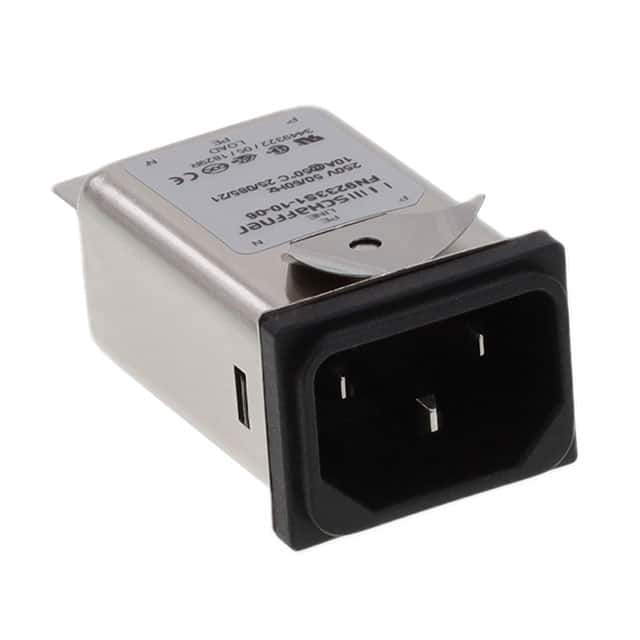 FN9233S1-10-06 PWR ENT RCPT IEC320-C14 PANEL QC