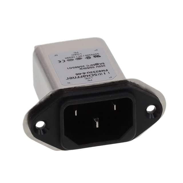 FN9233U-6-06 PWR ENT RCPT IEC320-C14 PANEL QC