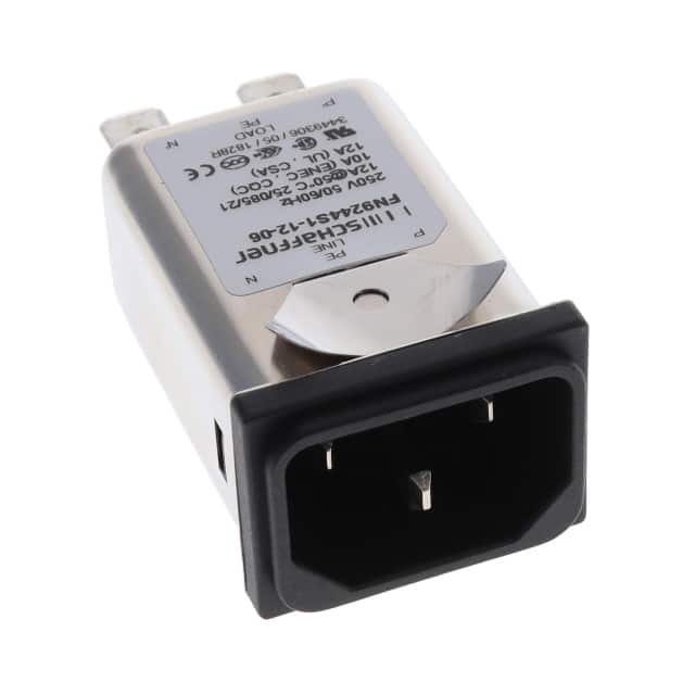 FN9244S1-12-06 PWR ENT RCPT IEC320-C14 PANEL QC