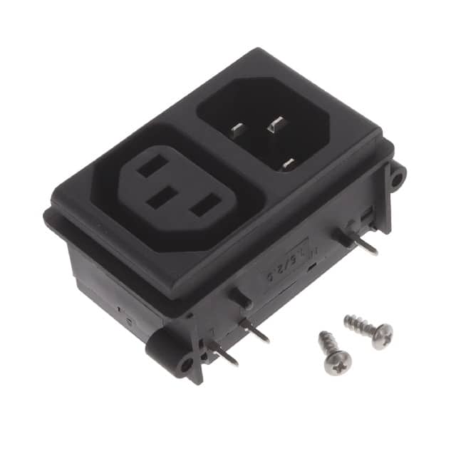 KP01.1052.01 PWR ENT IN/OUT IEC320-2-2F PNL