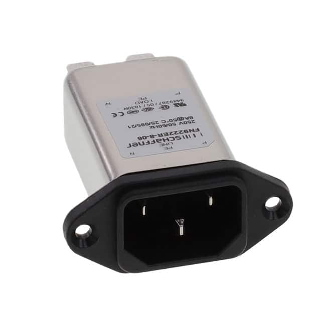 FN9222ER-8-06 PWR ENT RCPT IEC320-C14 PANEL QC