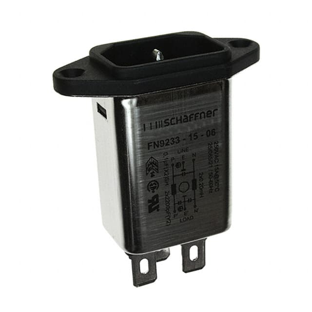 FN9233-15-06 PWR ENT RCPT IEC320-C14 PANEL QC