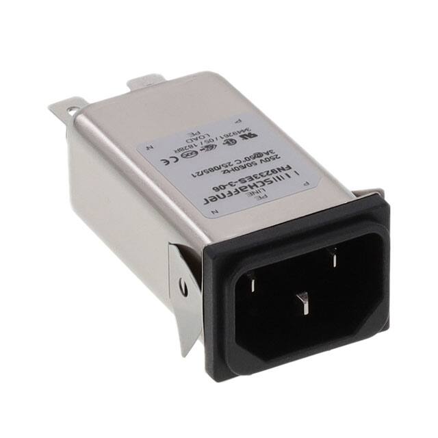 FN9233ES-3-06 PWR ENT RCPT IEC320-C14 PANEL QC