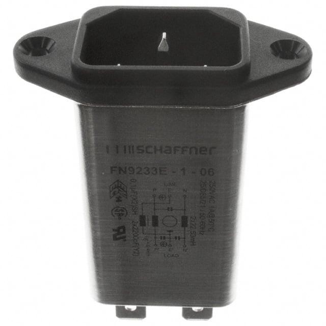 FN9233E-1-06 PWR ENT RCPT IEC320-C14 PANEL QC