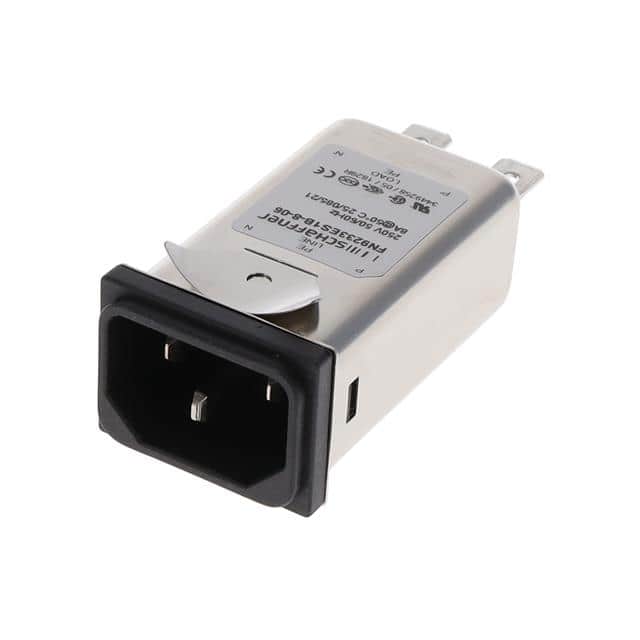 FN9233ES1B-8-06 PWR ENT RCPT IEC320-C14 PANEL QC