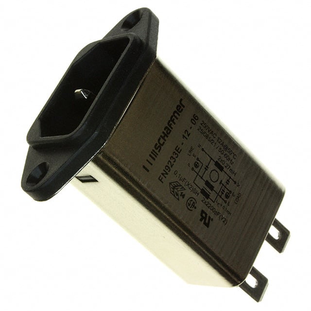 FN9233E-12-06HI PWR ENT RCPT IEC320-C16 PANEL QC