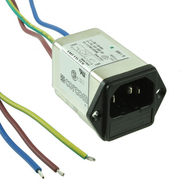 6609116-5 PWR ENT MOD RCPT IEC320-C14 PNL