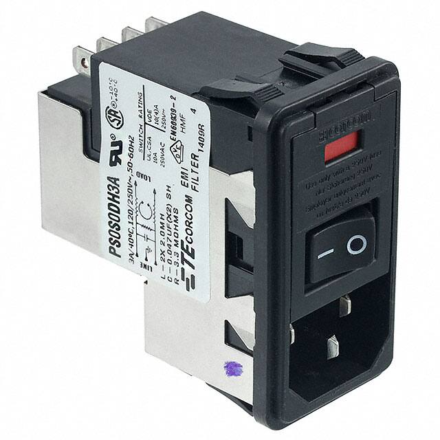 5-6609951-6 PWR ENT MOD RCPT IEC320-C14 PNL