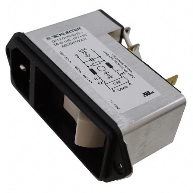 DF12.0470.9310.1 PWR ENT MOD RCPT IEC320-C14 PNL