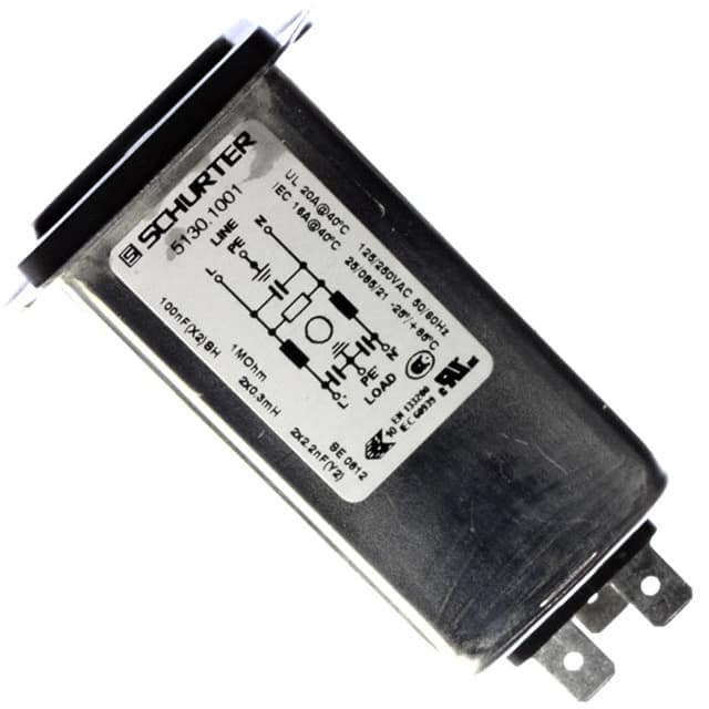 5130.1001 PWR ENT RCPT IEC320-C20 PANEL QC