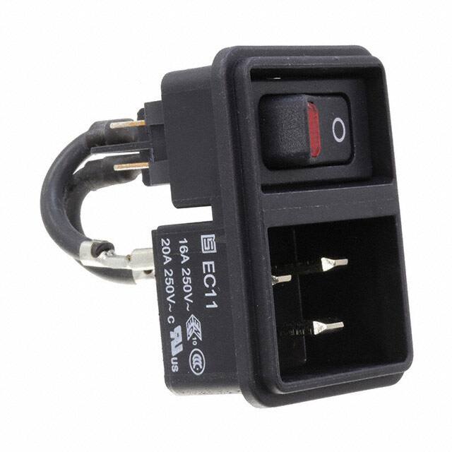EC11.0021.201 PWR ENT MOD RCPT IEC320-C20 PNL