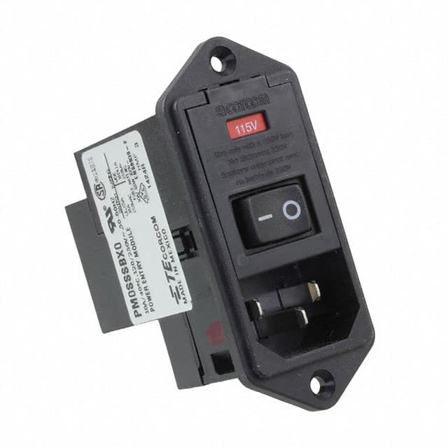 4-6609959-3 PWR ENT MOD RCPT IEC320-C14 PNL