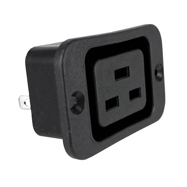743W-00/02 PWR ENT RCPT IEC320-2-2J PNL QC