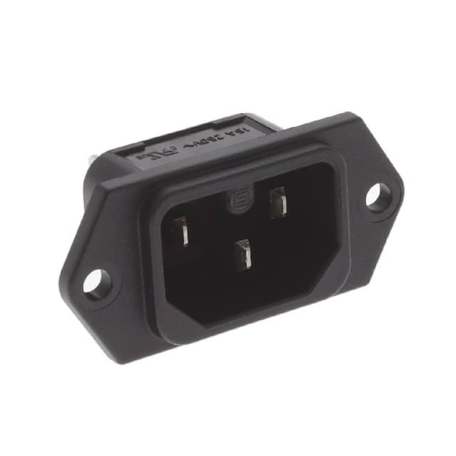 6110.9300 PWR ENT RCPT IEC320-C16 RIVET QC