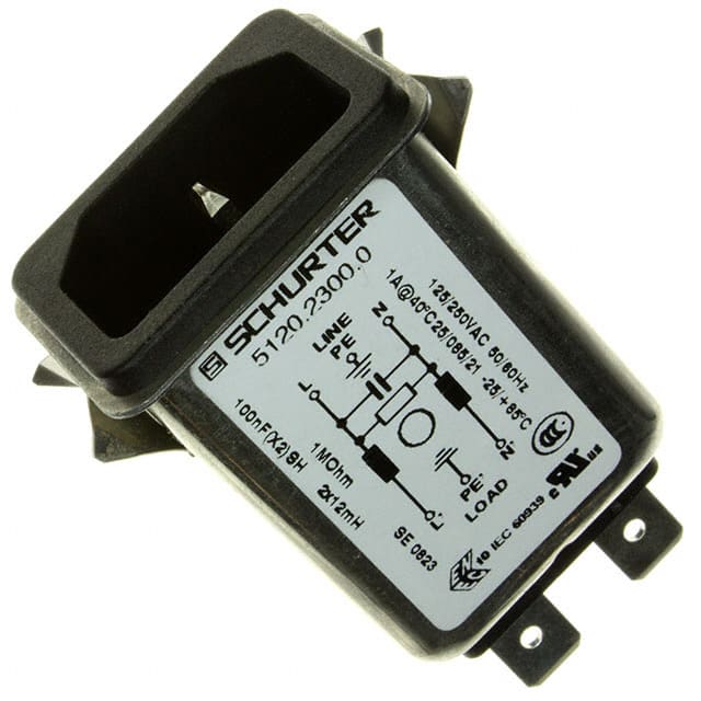 5120.2300.0 PWR ENT RCPT IEC320-C14 PANEL QC