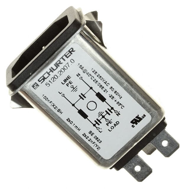 5120.2007.0 PWR ENT RCPT IEC320-C14 PANEL QC
