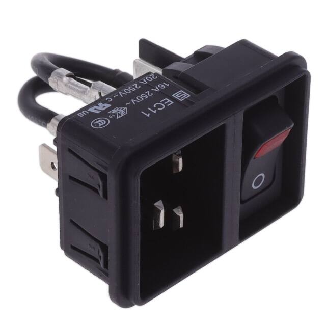 EC11.0021.301 PWR ENT MOD RCPT IEC320-C20 PNL