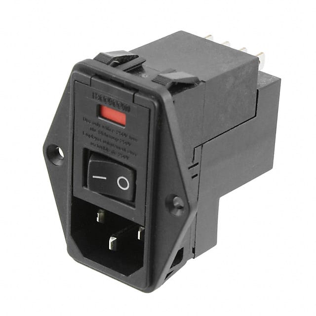 8-6609955-8 PWR ENT MOD RCPT IEC320-C14 PNL