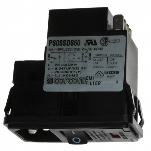PS0SSDS60 PWR ENT MOD RCPT IEC320-C14 PNL