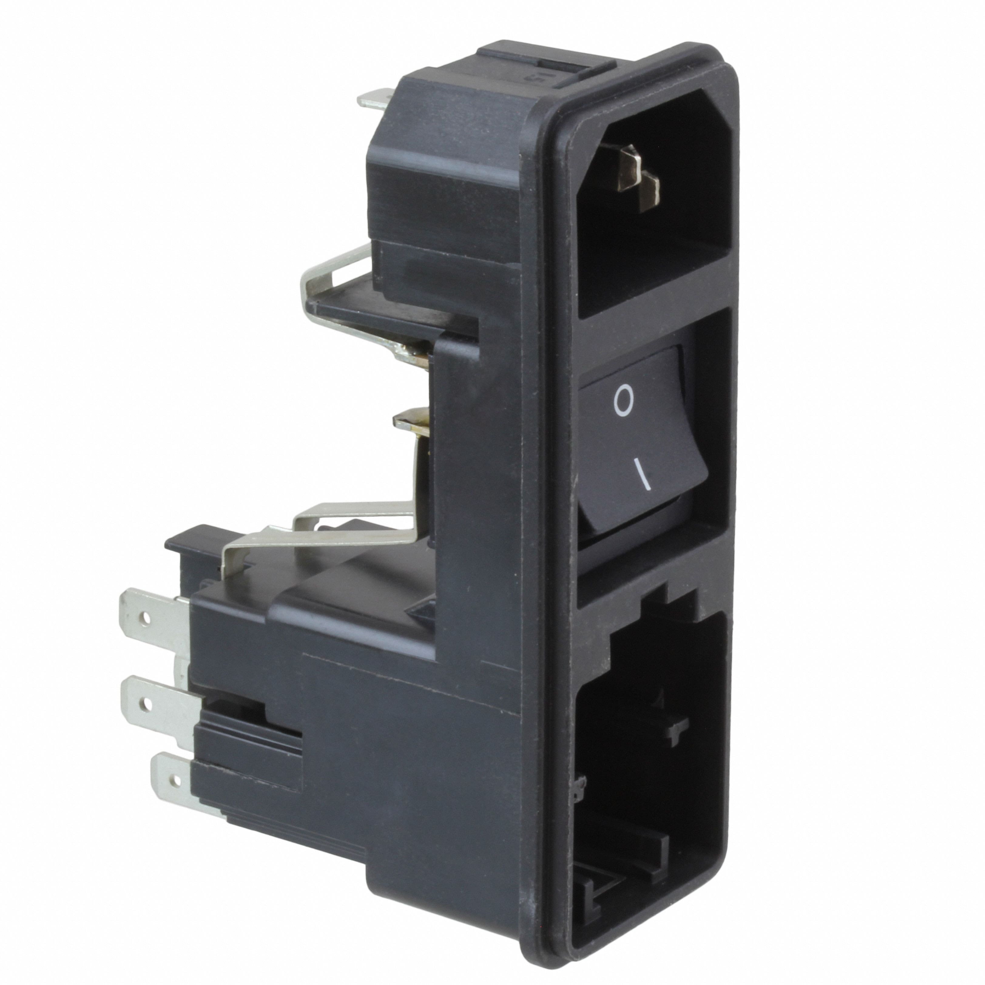 KG10.6101.105 PWR ENT MOD RCPT IEC320-C14 PNL