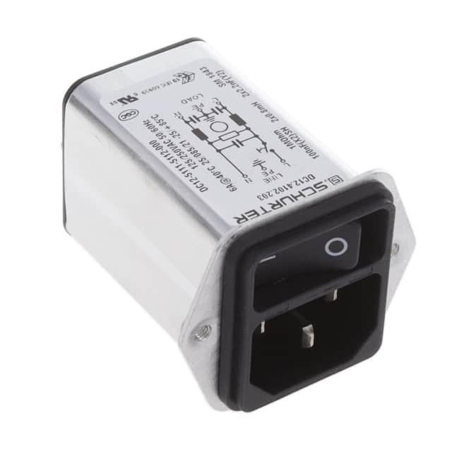 DC12.4102.203 PWR ENT MOD RCPT IEC320-C14 PNL