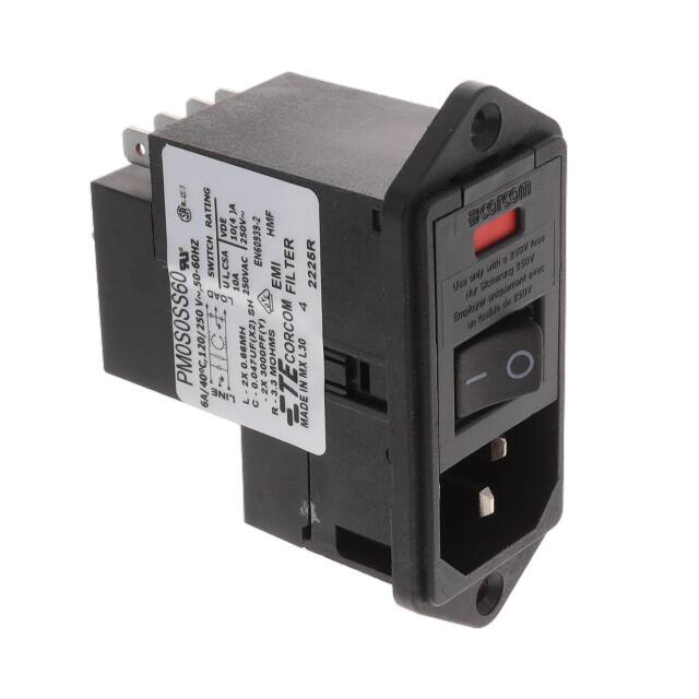 PM0S0SS60 PWR ENT MOD RCPT IEC320-C14 PNL