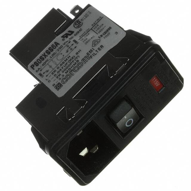 PS0SXSS6A PWR ENT MOD RCPT IEC320-C14 PNL