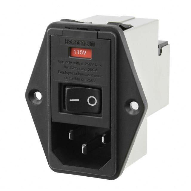 6609103-4 PWR ENT MOD RCPT IEC320-C14 PNL