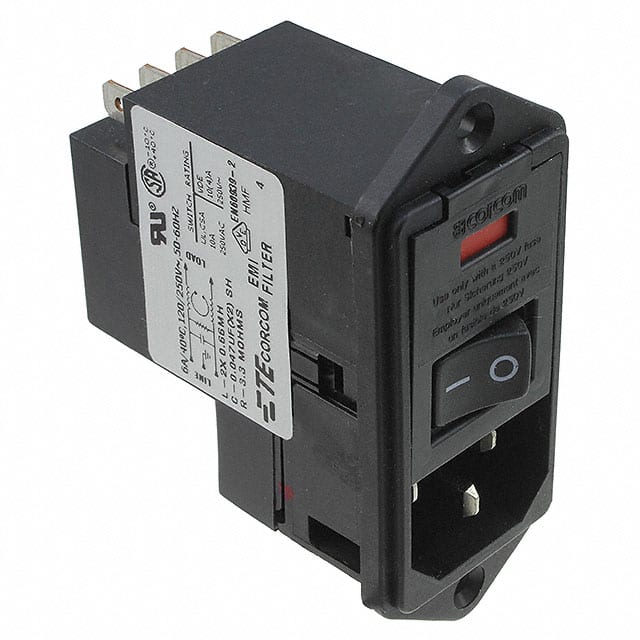 6609103-6 PWR ENT MOD RCPT IEC320-C14 PNL