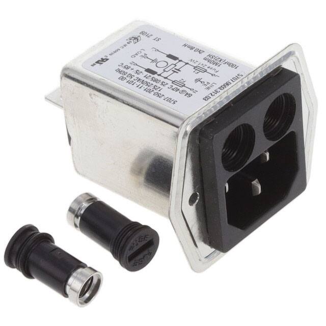 5707.0603.312.03 MOD PWR ENTRY 6A 2POLE IP65 FRNT