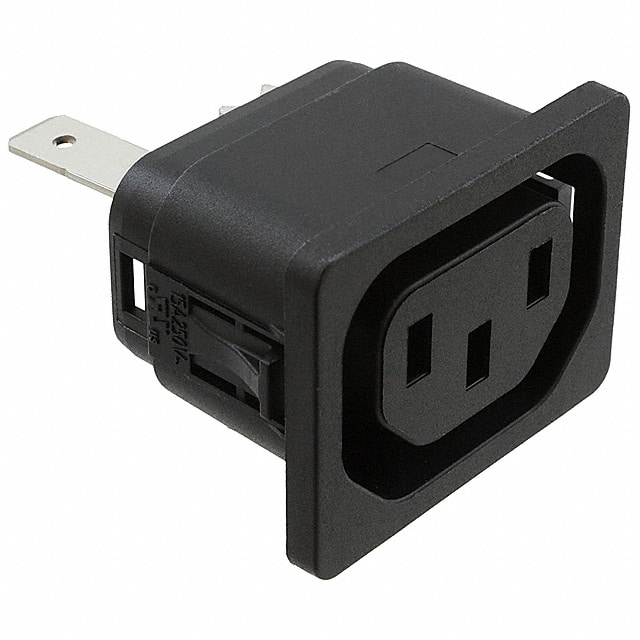 6610.1254 PWR ENT RCPT IEC320-2-2F PNL QC