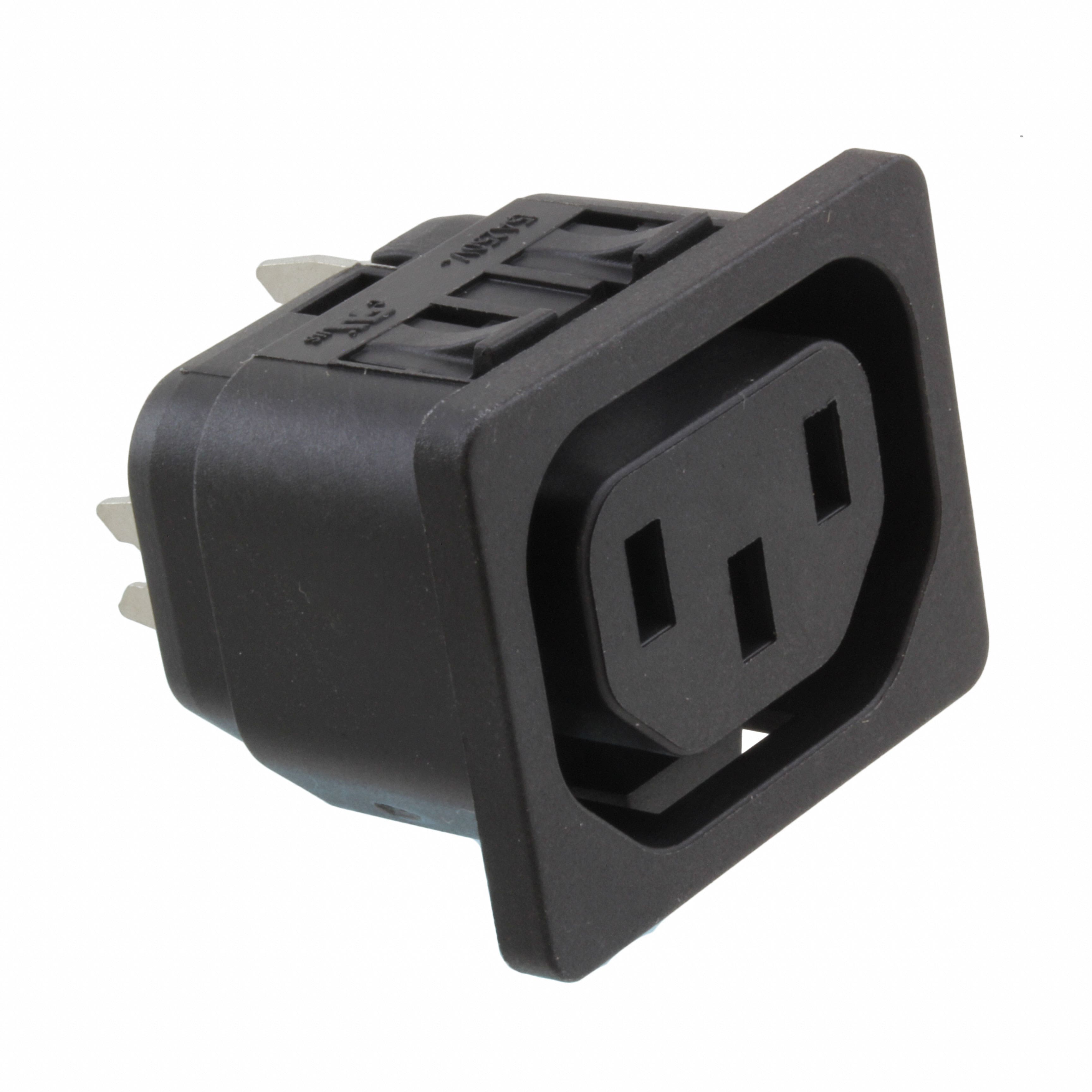 6610.2016.03 PWR ENT RCPT IEC320-2-2F PNL IDC